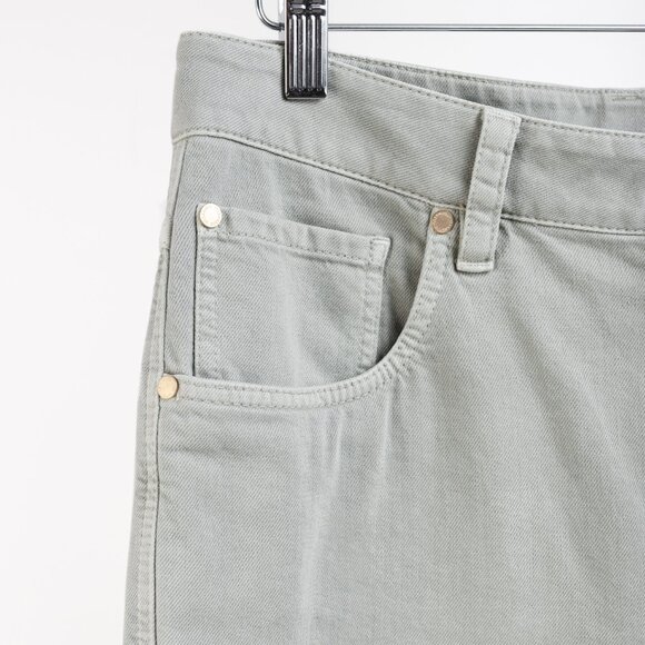 Brunello Cucinelli SS/23 Green Monili-Beaded Mid-Rise Straight Leg Jeans - Picture 5 of 16